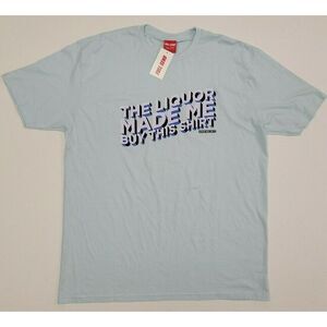 Full Send By nelk boys The Liquor Made Me Buy This Shirt Steve Mens Size 2XL NWT
